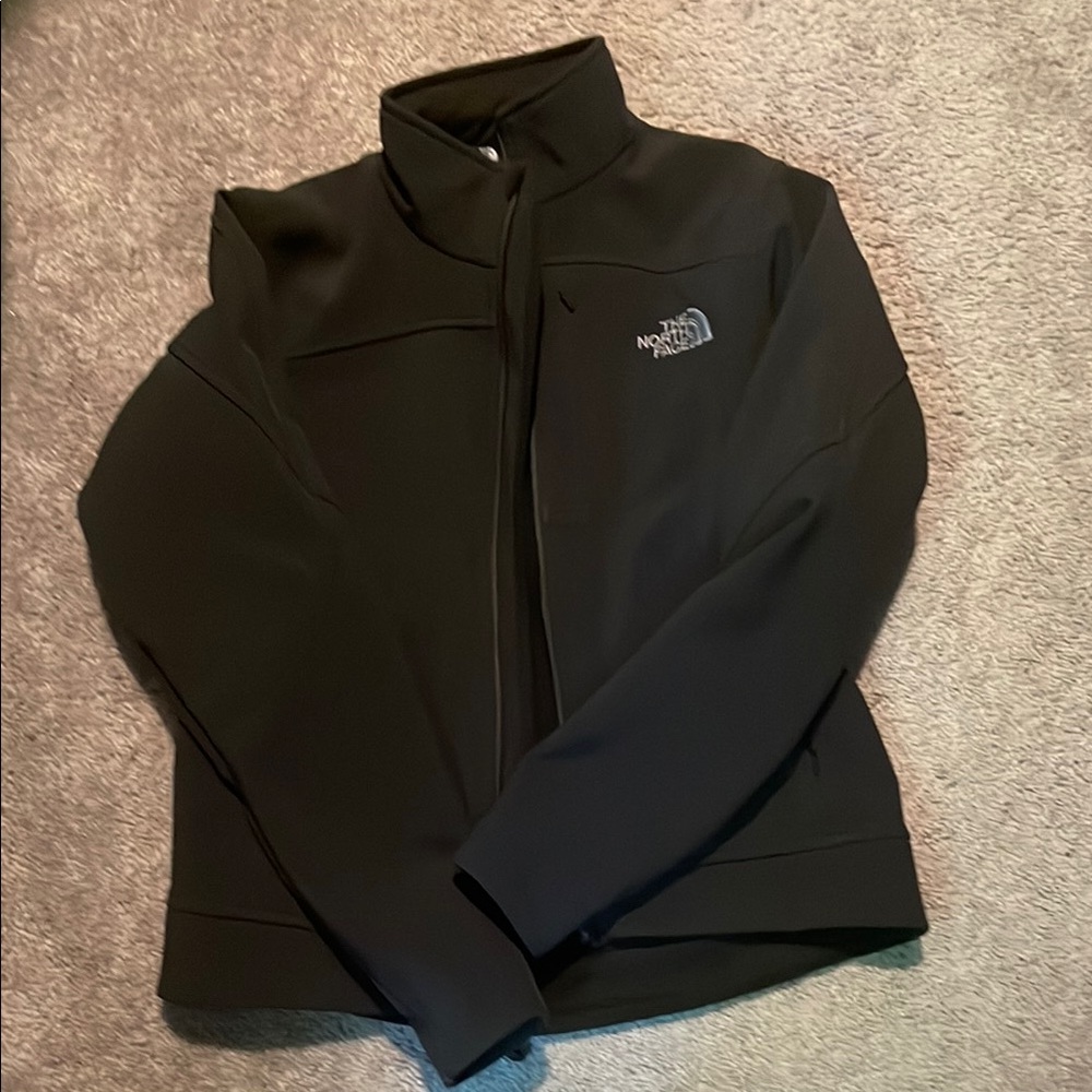 The North Face Black Ski Jacket with High Collar